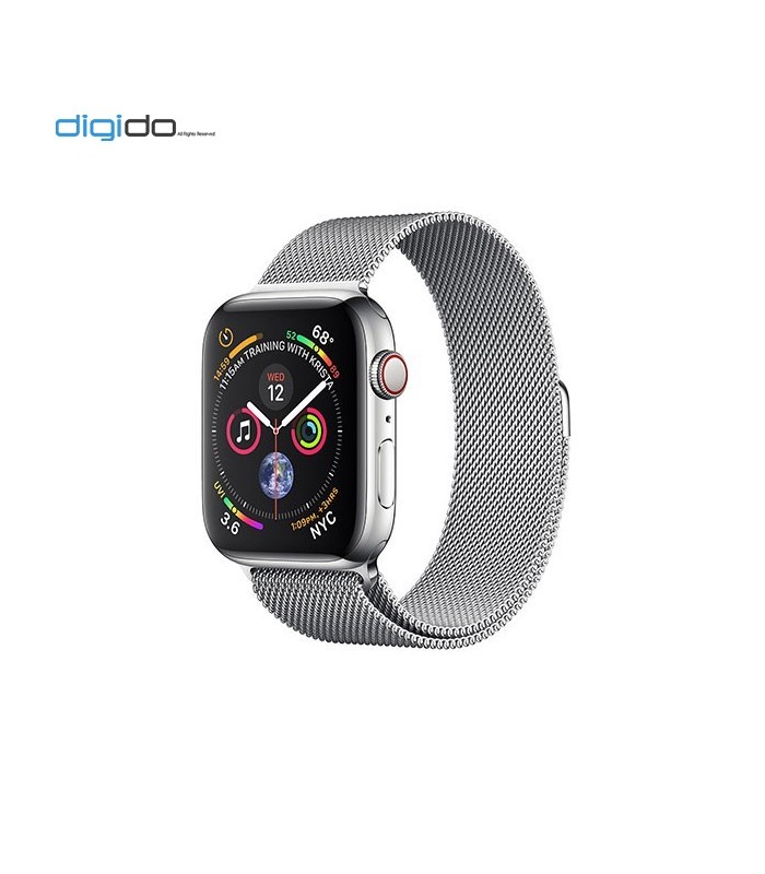 stainless steel case with milanese loop